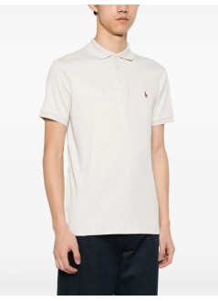polo ralph lauren polo mansskccmsl-short sleeve-knit - 710713130002 state heather