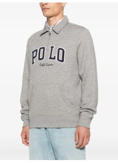 polo ralph lauren sudadera hombre zipmockm3-long sleeve-sweatshirt - 710981150001 dark vintage heather