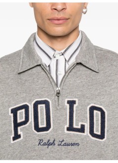 polo ralph lauren sudadera hombre zipmockm3-long sleeve-sweatshirt - 710981150001 dark vintage heather