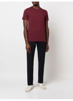 polo ralph lauren t-shirt mansscncmslm2-short sleeve-t-shirt - 710671438283 spring wine heather c7996