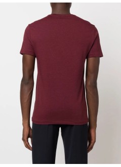 polo ralph lauren t-shirt mansscncmslm2-short sleeve-t-shirt - 710671438283 spring wine heather c7996