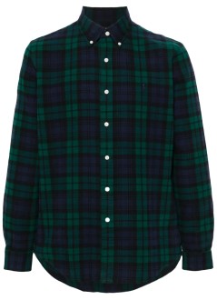 polo ralph lauren shirt mancubdppcs-long sleeve-sport shirt - 710953891001 5753 navy green multi