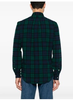 polo ralph lauren shirt mancubdppcs-long sleeve-sport shirt - 710953891001 5753 navy green multi
