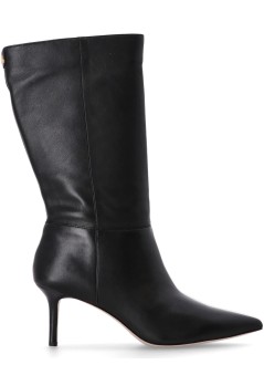 polo ralph lauren bota mujer leannah boots mid boot - 802942516001 black