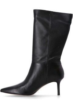 polo ralph lauren bota mujer leannah boots mid boot - 802942516001 black