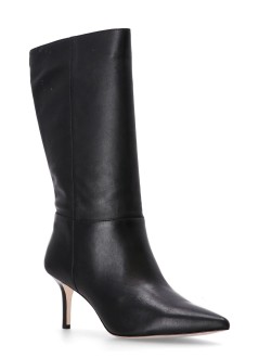 polo ralph lauren bota mujer leannah boots mid boot - 802942516001 black