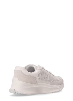 polo ralph lauren sneaker womanfranky sneakers low top lace - 802969384001 snow white bianco