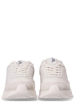 polo ralph lauren sneaker womanfranky sneakers low top lace - 802969384001 snow white bianco