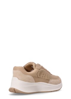 polo ralph lauren sneaker womanfranky sneakers low top lace - 802974376001 sand dune sand dune