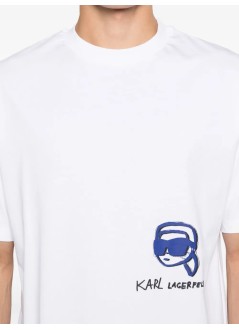 karl lagerfeld camiseta hombre t-shirt crewneck - 755144553225 10