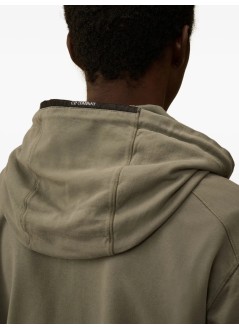 c.p.company sudadera hombre sweatshirts hooded open in light fleece - 19cmss712a002246g 921