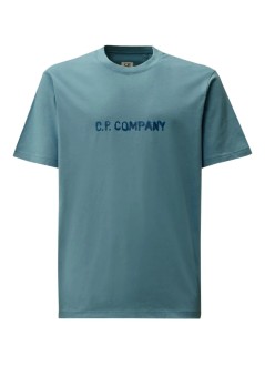 c.p.company t-shirt mant-shirts short sleeve in jersey 30/1 - 19cmts108a006586w 815
