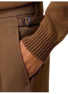 ami pantalon hombre trousers wide trousers with tabs - htr812wv0066 216