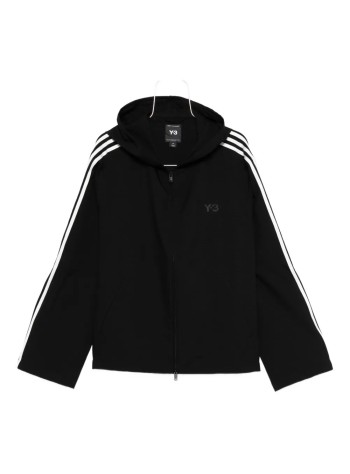 y3 sudadera hombre y-3 hooded track top 3-stripes - jw7354 black