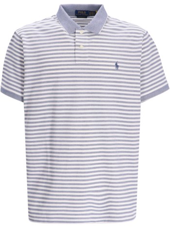 polo ralph lauren polo mansskccmslm12-short sleeve-polo shirt - 710974596002 earth blue white