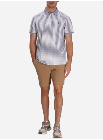 polo ralph lauren polo mansskccmslm12-short sleeve-polo shirt - 710974596002 earth blue white 2