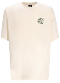 the north face t-shirt manm connect relaxed ss tee-graphic - nf0a8e3yqli1 qli1