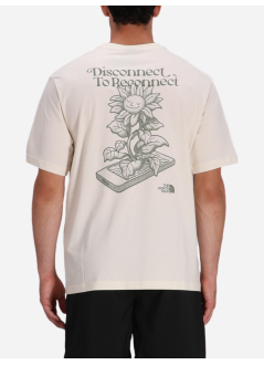 the north face t-shirt manm connect relaxed ss tee-graphic - nf0a8e3yqli1 qli1