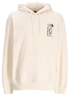 the north face sweater manu explore gear relaxed hoodie - nf0a8f2kqli1 qli1
