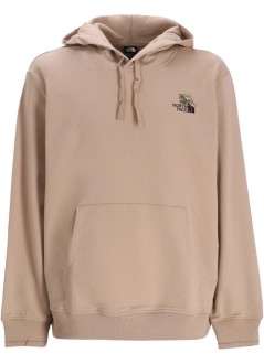 the north face sweater manu flower dome relaxed hd sweatshirt-gph - nf0a8egzbox1 box1