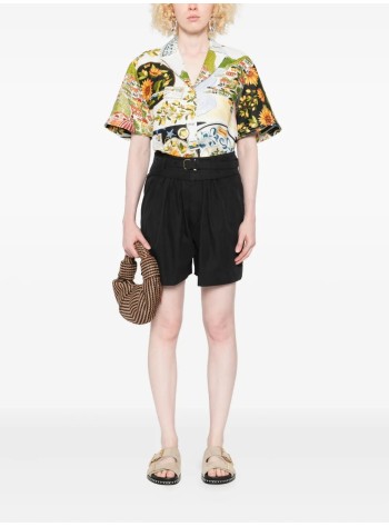 isabel marant short pant womandanica ga - 25ash0240fac3g06e 02fk 2