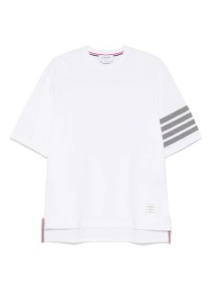 thom browne camiseta hombre tee w/ 4bar in sustainable jersey - mjs168g07862 100