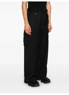 y3 pantalon hombre y-3 m refined wool cargo pants - iw7453 black
