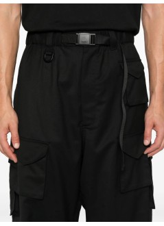 y3 pantalon hombre y-3 m refined wool cargo pants - iw7453 black