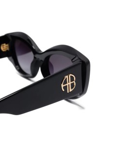 anine bing gafas unisex rennes sunglasses - a1210254blk26 black