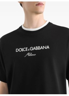 dolce & gabbana t-shirt mant-shirt m/corta giro - g8st6zg7pcg n0000