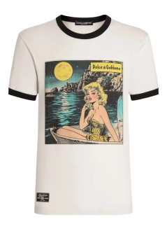 dolce & gabbana camiseta hombre t-shirt m/corta giro - g8pv1tg7phf a4567