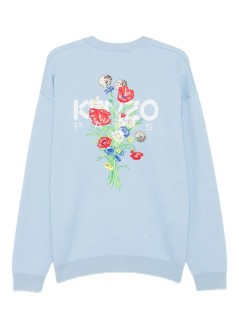 kenzo punto hombre kenzo archive bouquet cardigan - ff65ca7623bg 62a