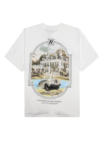 represent t-shirt manrevere manor t-shirt - mlm100286 aged white 2
