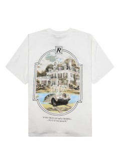 represent t-shirt manrevere manor t-shirt - mlm100286 aged white