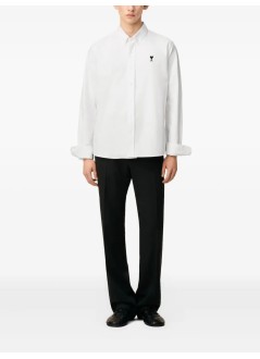 ami camiseria hombre shirt classic fit - hsh763co0031 168