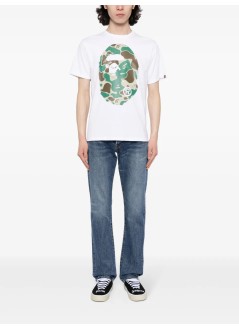 bape camiseta hombre liquid camo big ape head tee m - 001tek301029m white