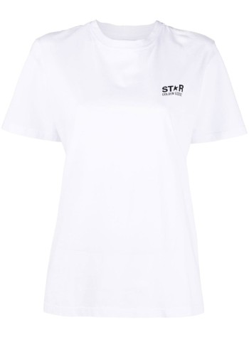 golden goose top womanstar w's regular t-shirt logo - gwp01220p000879 10283