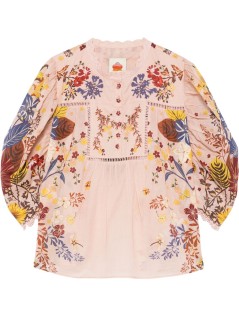 farm rio blusa mujer beauty bouquet pink blouse - 329139 25020