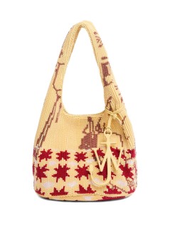jw anderson crossbody womanmini beaded shopper - hb0744fa0471 000