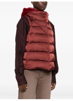 herno outerwear mujer piumino smanicato cappuccio - pi002125d12170z 6705