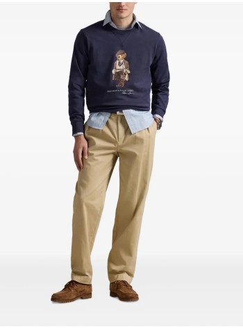 polo ralph lauren sweater manlscnm4-long sleeve-sweatshirt - 710980305001 fa25 faded blue hrtg bear 2