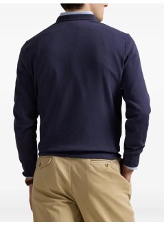 polo ralph lauren sweater manlscnm4-long sleeve-sweatshirt - 710980305001 fa25 faded blue hrtg bear