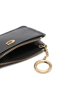coach cartera mujer polished pebble leather essential mini skinny id - cr550 b4 bk