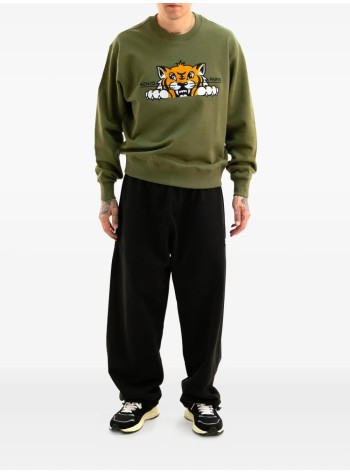 kenzo sudadera hombre kenzo happy tiger embroidered classic sweatshirt - ff65sw2654mf 50 2