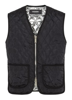dsquared outerwear mandsquared2 urban quilted vest - s74fb0345d35318 900
