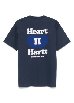 carhartt t-shirt mans/s heart ii hartt t-shirt - i035203 01xx
