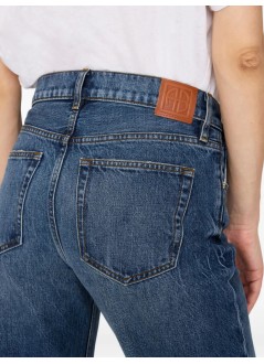 anine bing denim womangavin jean - a0611188whd46 washed blue