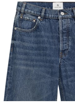 anine bing denim womangavin jean - a0611188whd46 washed blue