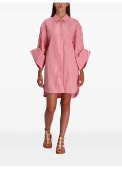 staud vestido mujer nico dress - r25p2165yp mnst