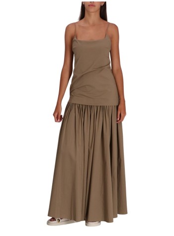 staud dress womanari dress - r25p2233po taup 2